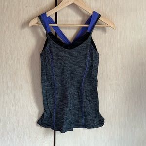 Lululemon tank with built in bra. Great condition, barely worn!